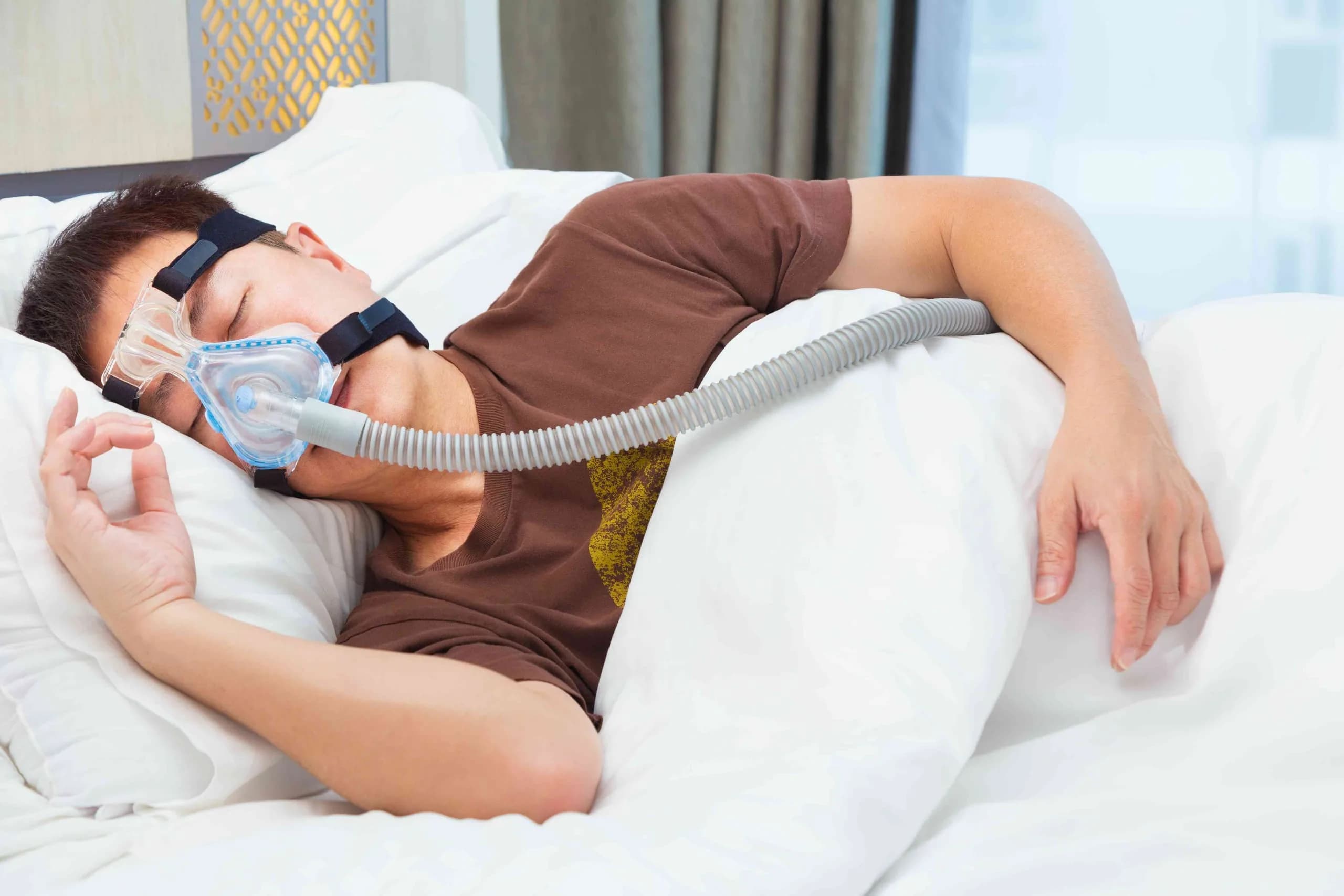درمان آپنه خواب با دستگاه CPAP